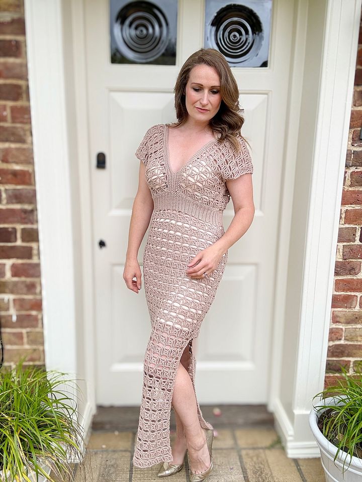 Crochet Maxi Dress Pattern PDF | XS-5XL (30-62" Chest) | Crochet Wedding Dress Pattern or Crop Top product image (1)