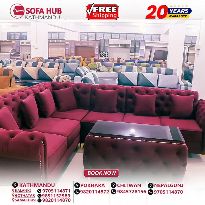 Luxury Corner Sofa - Sofa Hub Kathmandu product image (1)