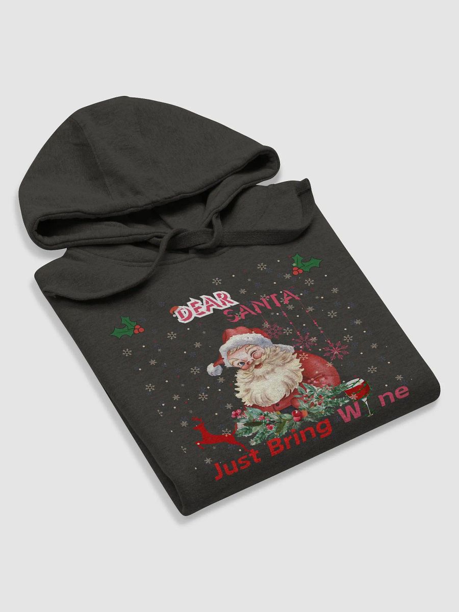 Festive Winking Santa Premium Hoodie product image (5)