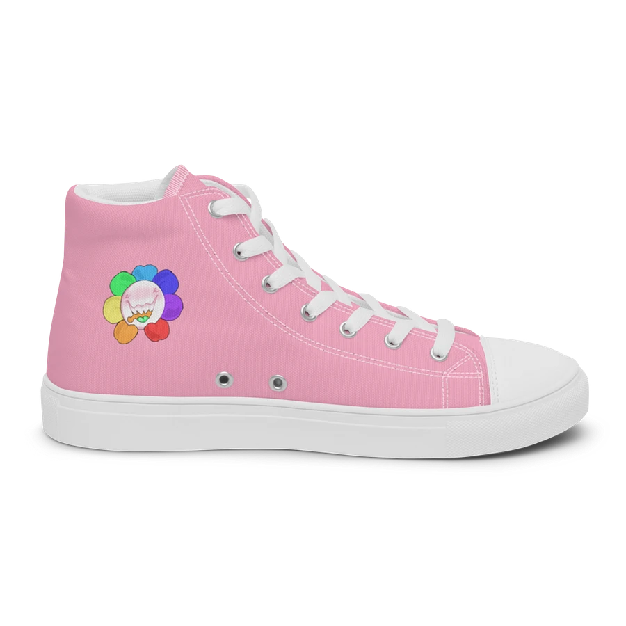 Pastel Pink and White Flower Sneakers product image (6)