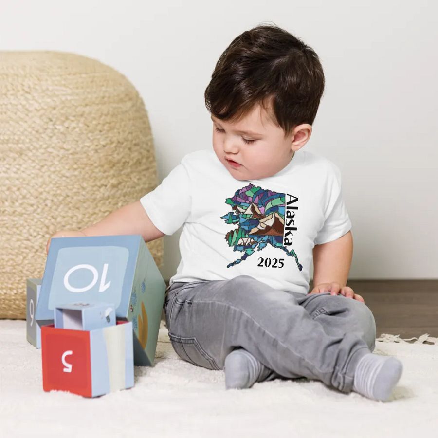 Great Alaskan Family Adventure: Stained Glass Toddler Matching Tees product image (40)
