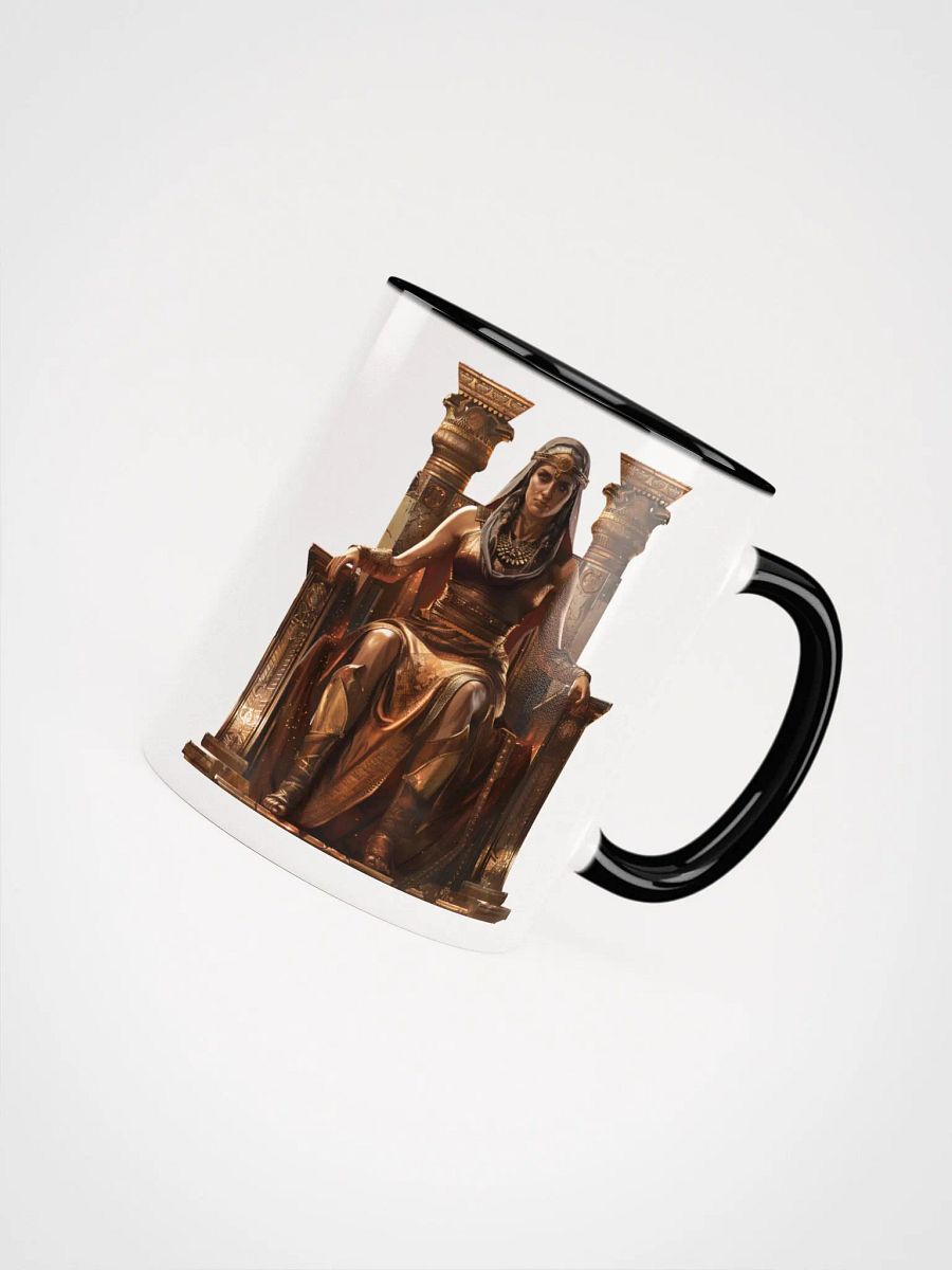 Hera - The Queen of the Gods in Greek Mythology Ceramic Mug with Black Color Inside product image (8)