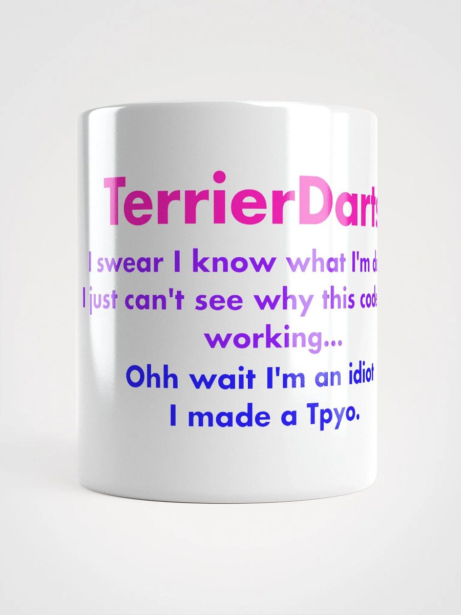 I made a Tpyo - White Mug product image (10)