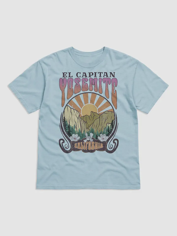 El Capitan, Yosemite National Park, California Tee | Art Nouveau-Style Western T-Shirt for Travel and Road Trips product image (6)