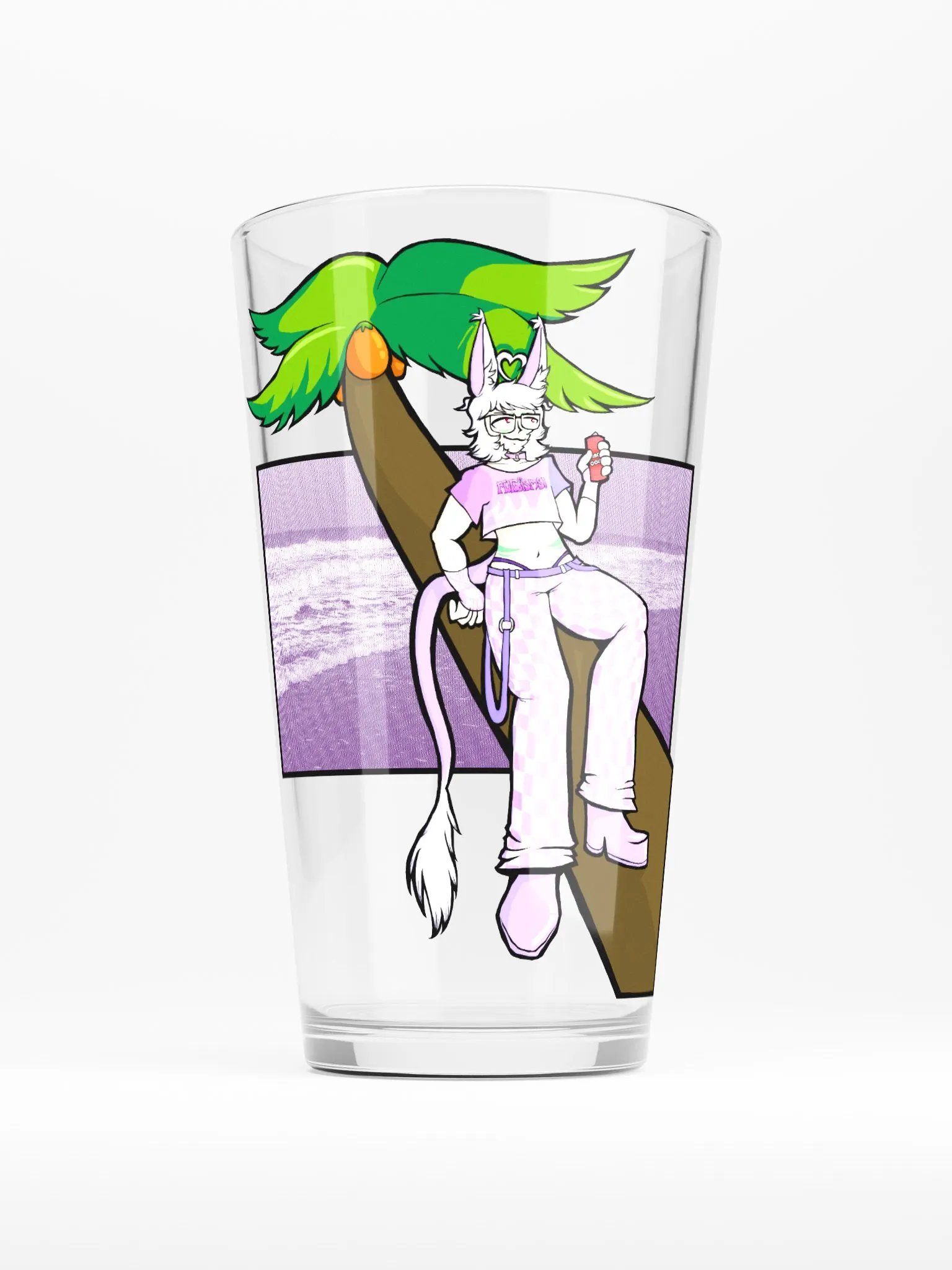 [Pint Glass] Palmtree product image (1)