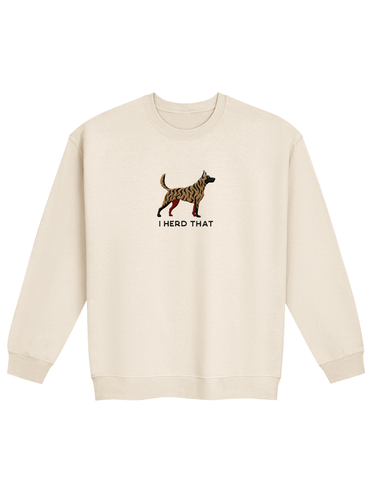 I Herd That Sweatshirt (Embroidered) of a Dutch Shepherd(Gold Brindle) product image (21)
