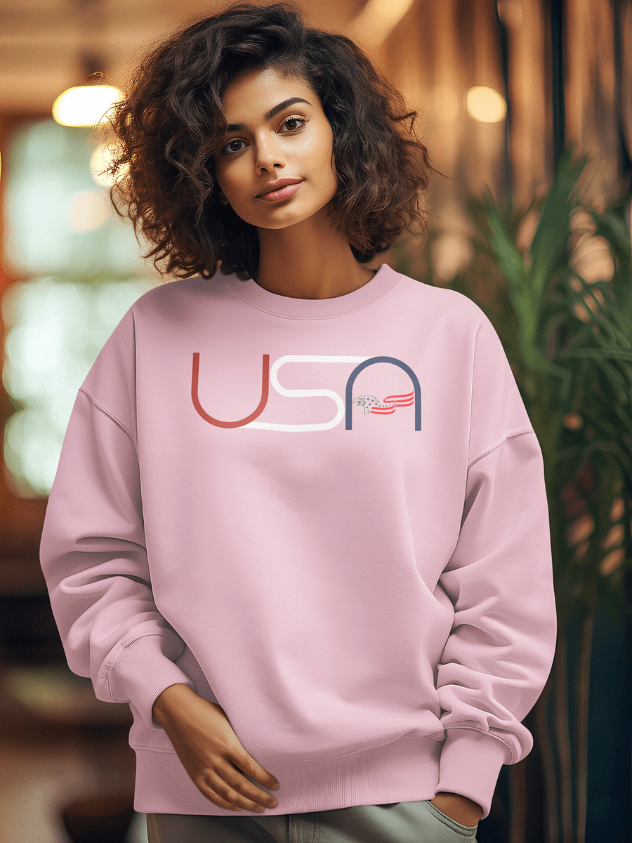 Winged USA Crewneck Sweatshirt product image (5)
