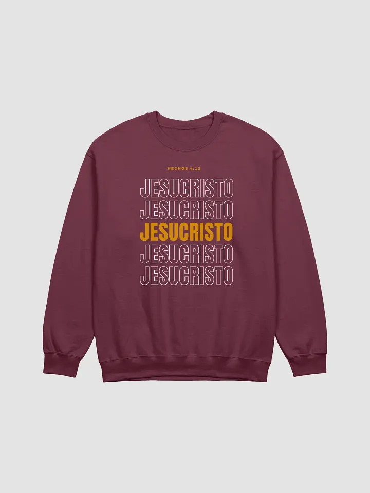 Sudadera Unisex Cuello Redondo | Hechos 4:12 Jesucristo product image (17)