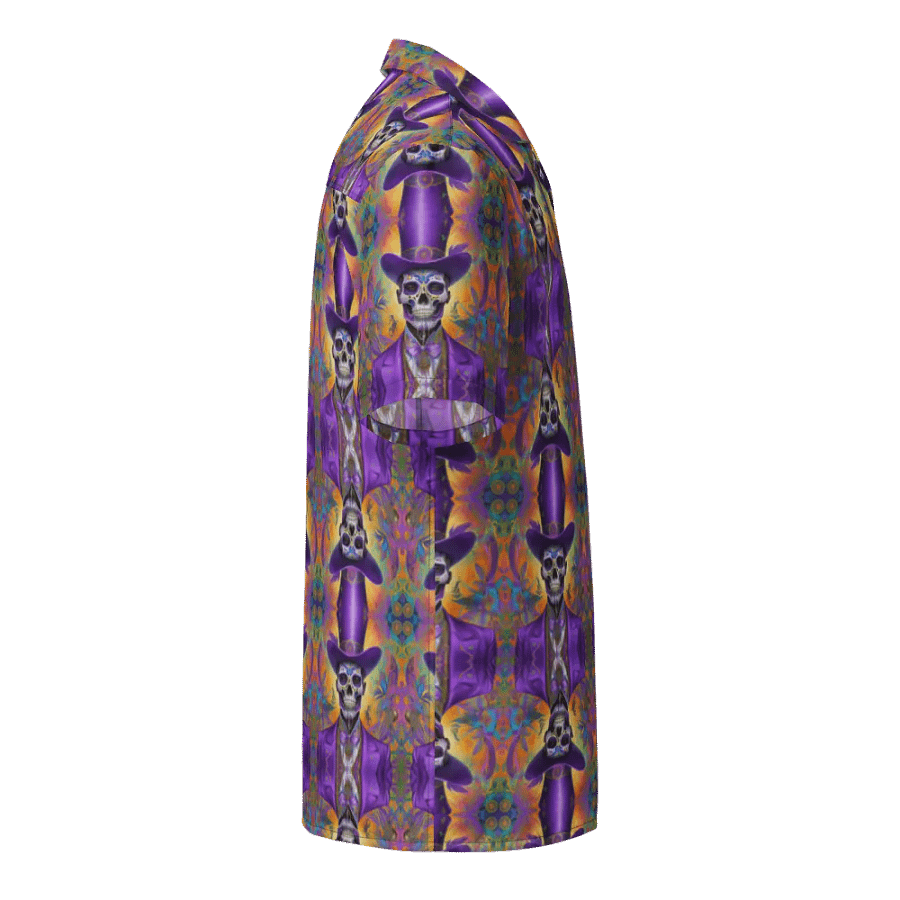 Psychedelic Skeletons Hawaiian Shirt product image (8)