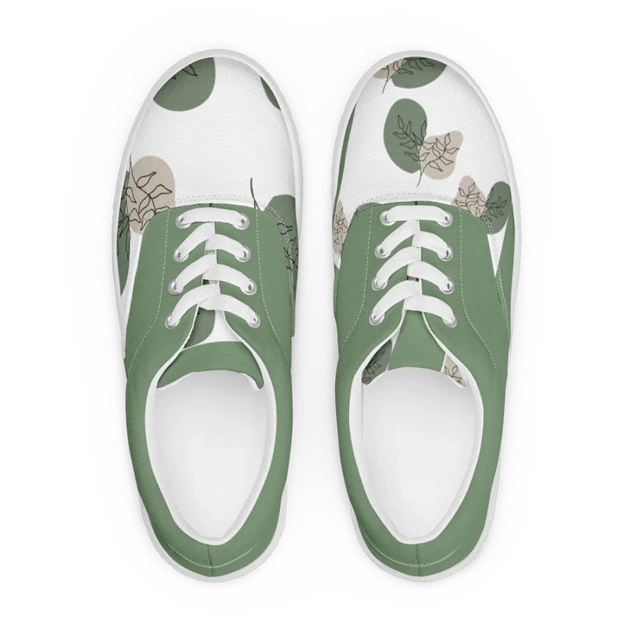Verdant Vibe Lace-Up Canvas Shoes product image (2)