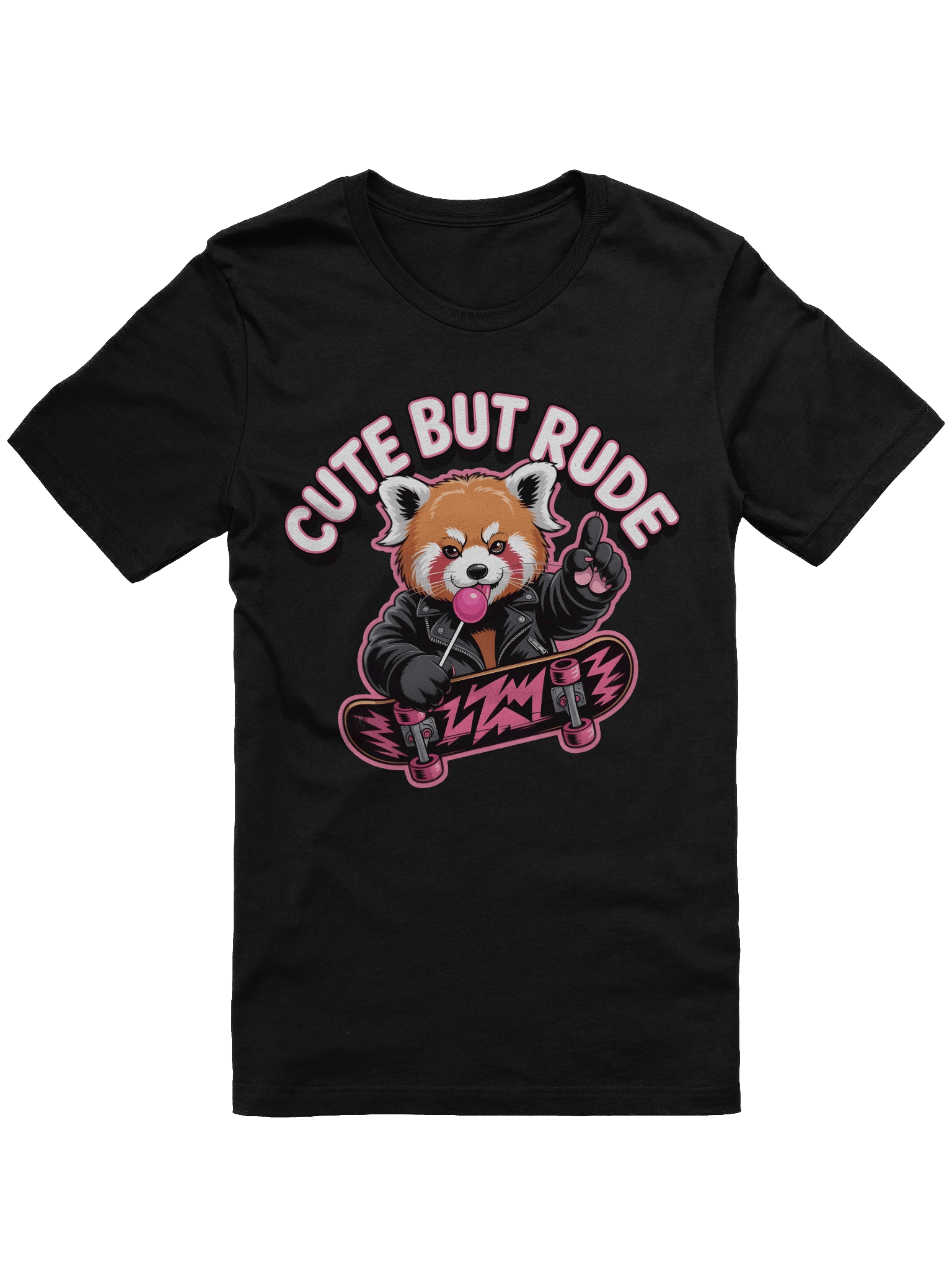 Cute But Rude Red Panda Tee product image (1)