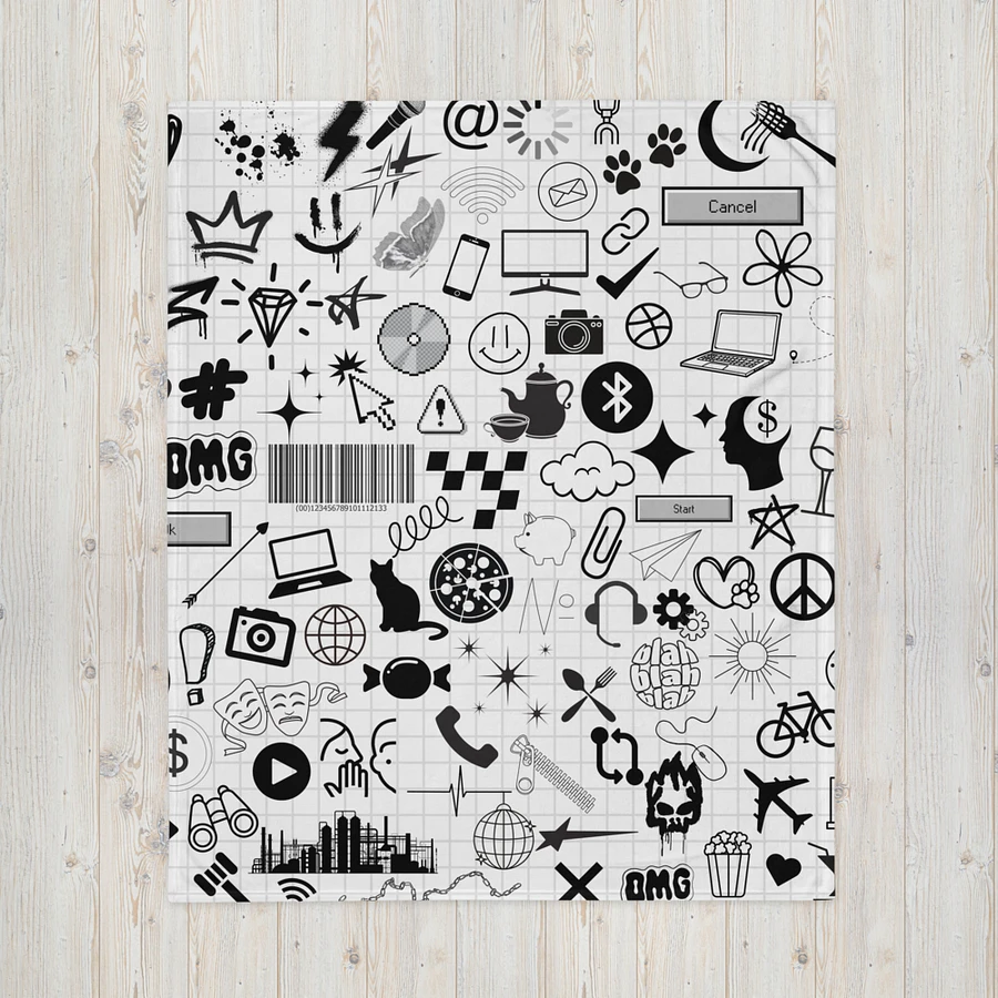 TheeMlle'N'Chill - All Over Print Blanket Throw product image (16)