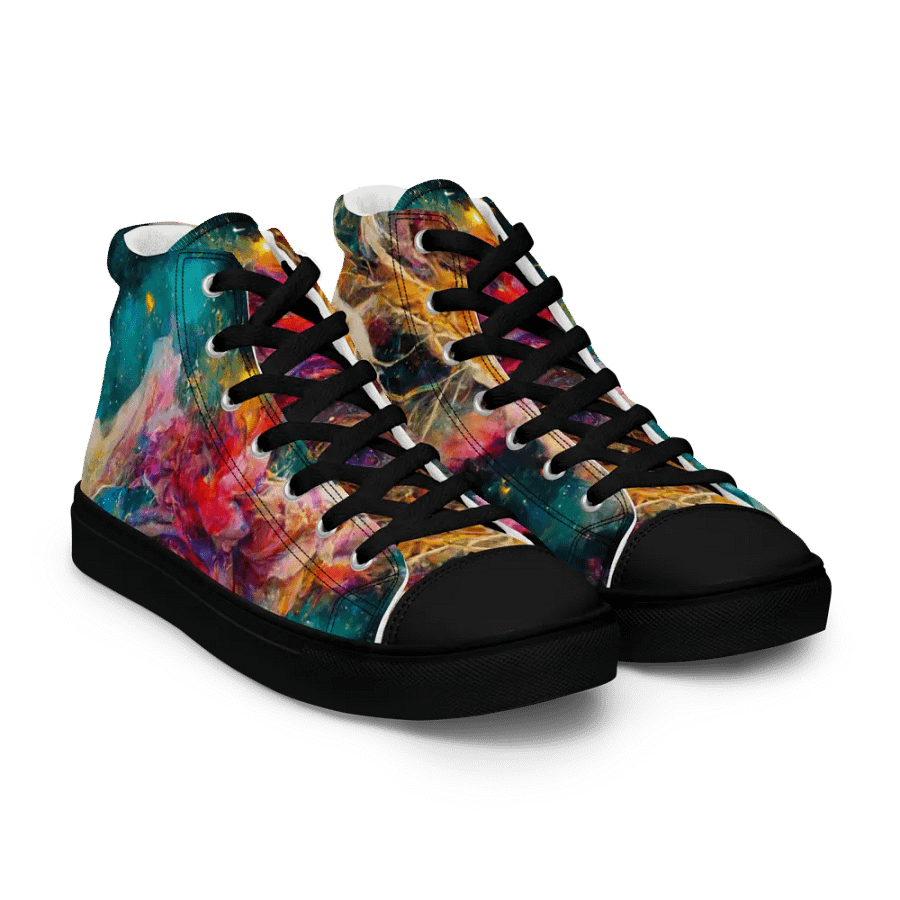 Celestial Nest Women's canvas High Tops product image (8)