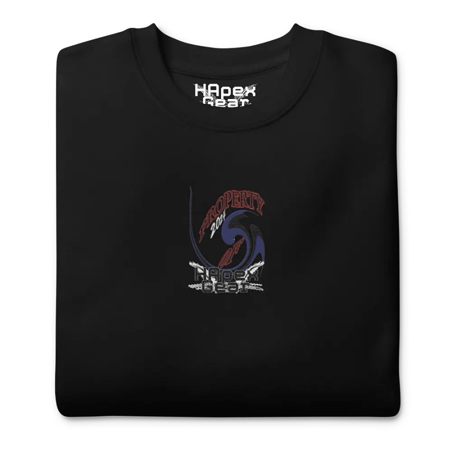 Premium Sweatshirt - Embroidered - Property Of HApex Gear 2024 - With Black HApex Gear Black Logo product image (12)