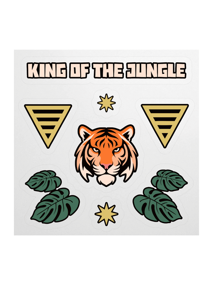 King of the Jungle Sticker Set product image (1)