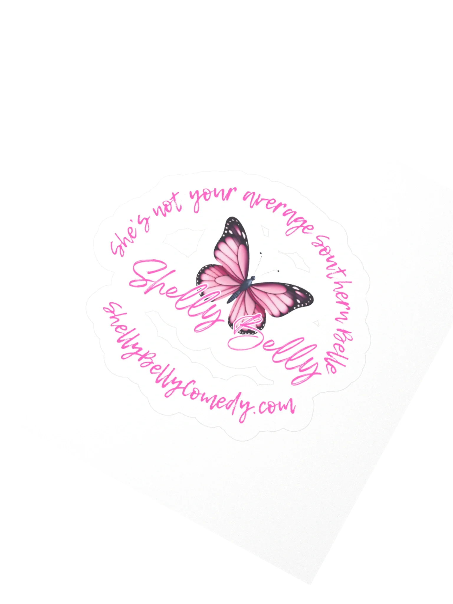 She's Not Your Average Southern Belle - 3X3 STICKER product image (2)