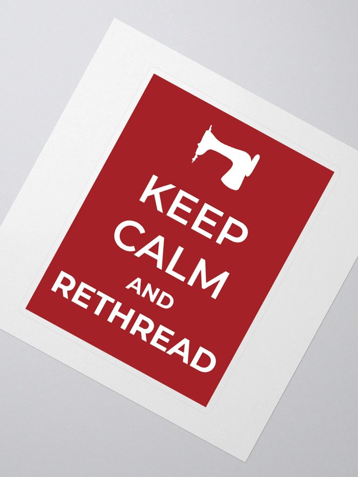 Keep Calm Red Sticker product image (2)