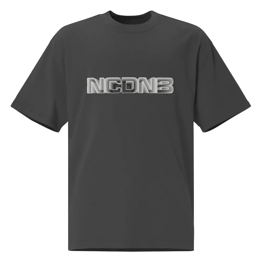 NCDNB Logo AS Colour Premium Oversized Faded T-Shirt product image (1)