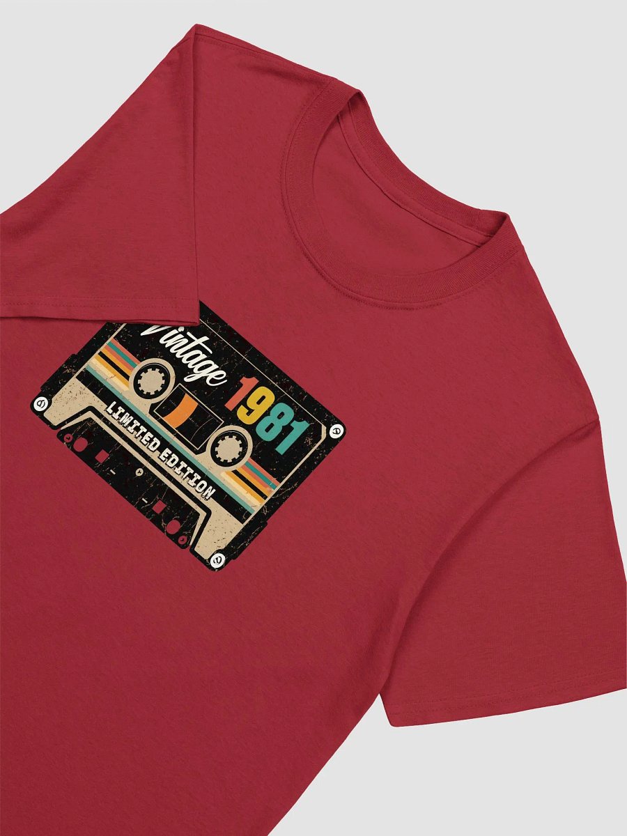 Vintage 1981 Limited Edition Cassette Tape T-Shirt product image (3)