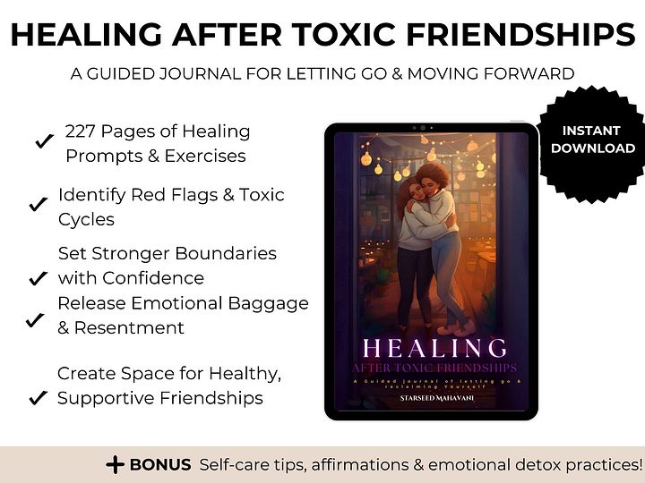 Toxic Friend Healing Journal – Break Free & Reclaim Your Energy product image (2)