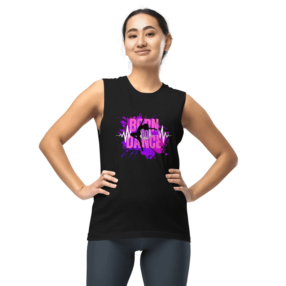 Expressive Born to Dance Her Silhouette Muscle Tank product image (10)