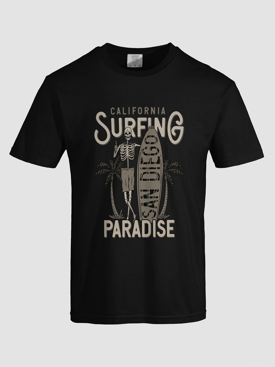 California Surfer Skeleton T-Shirt product image (70)