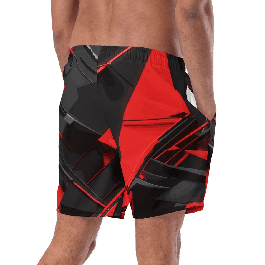 Abstract red ans black- Swim Trunks product image (9)