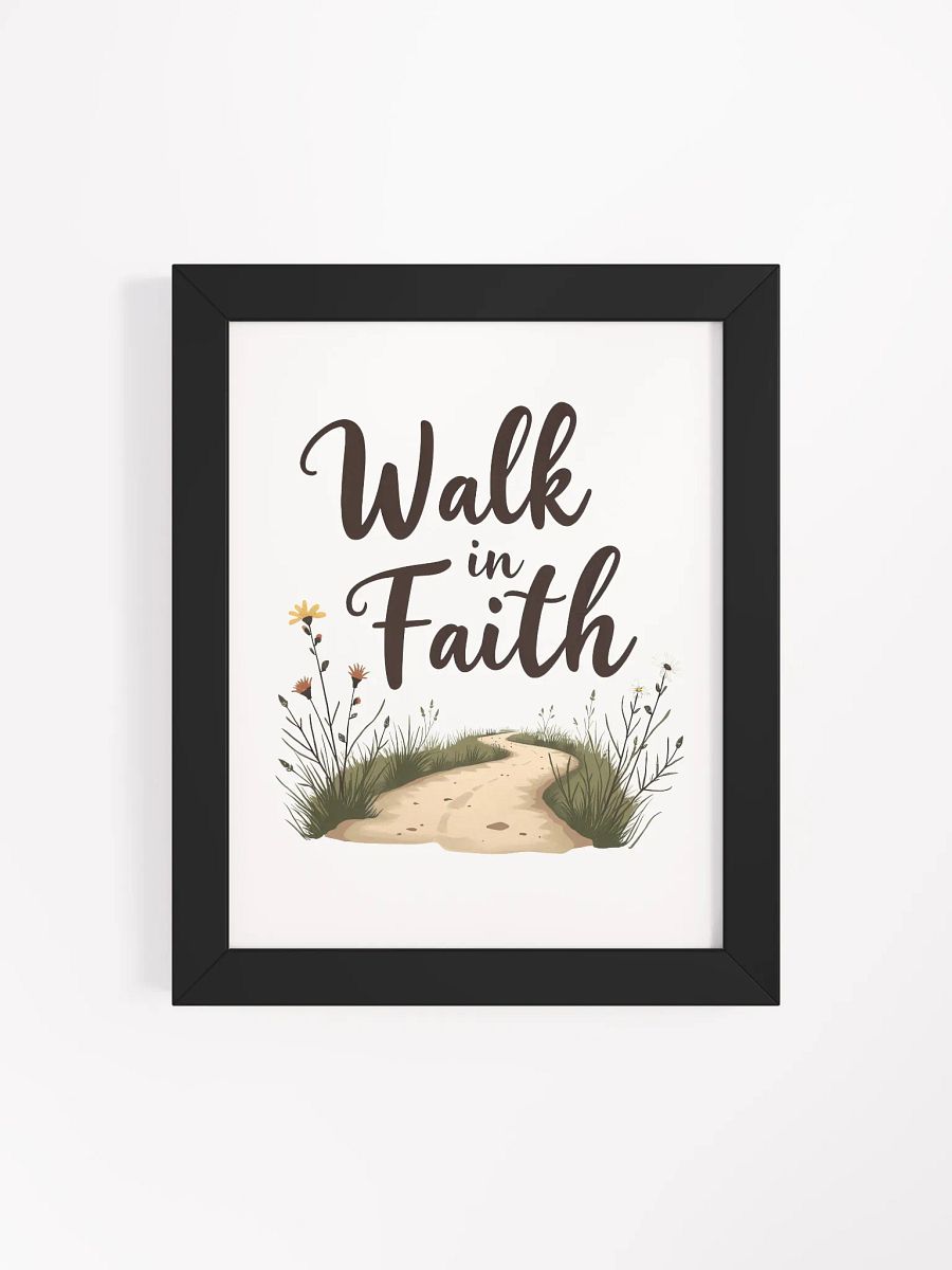 Faithful Path Framed Matte Poster product image (4)