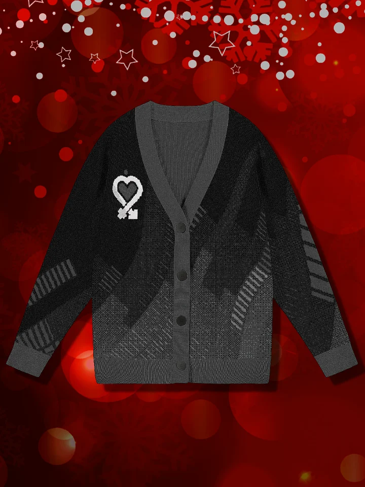 Grey Heart Cardigan product image (1)