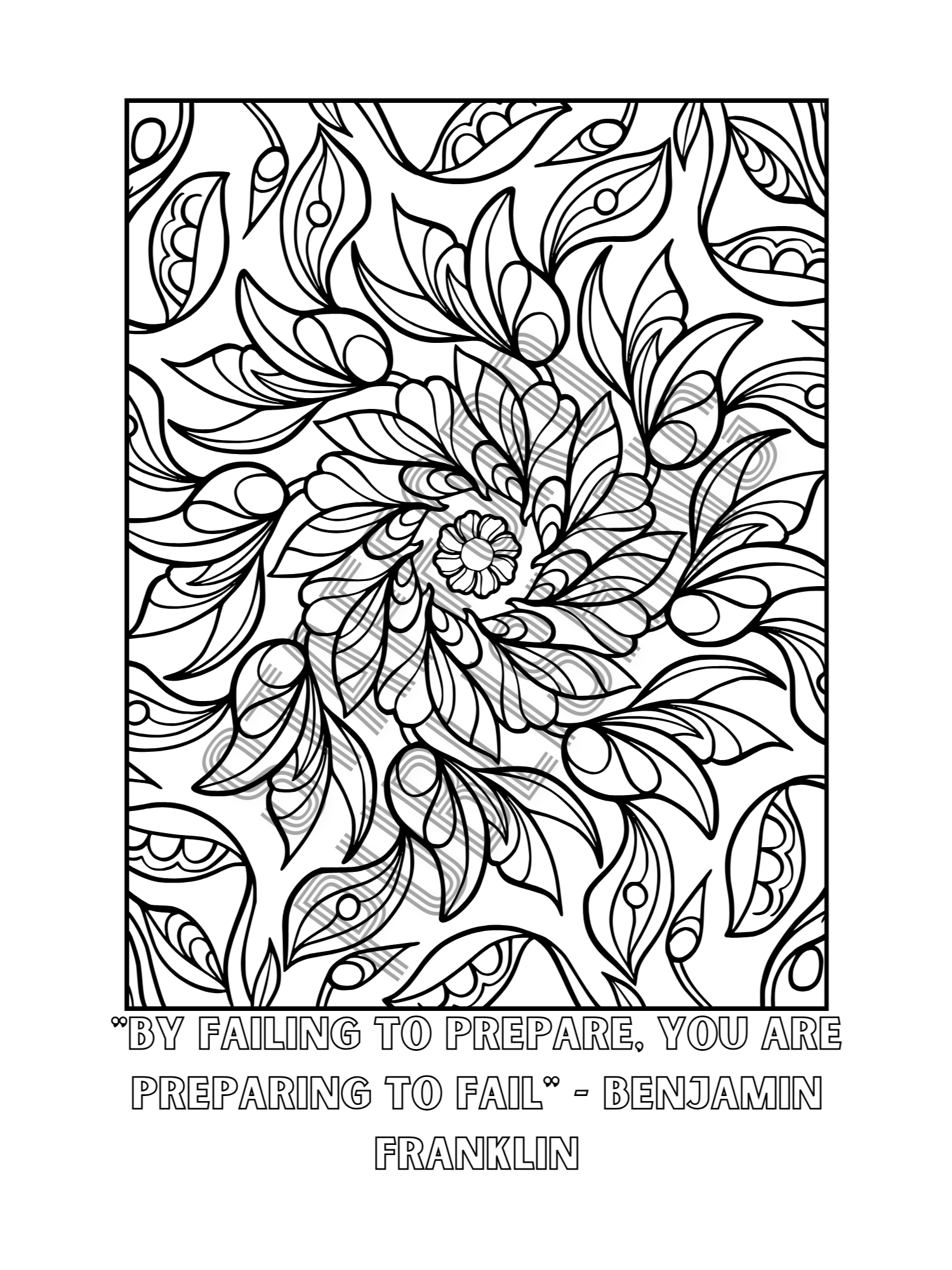 Mandala Coloring Book with Famous Quotations Printable Version product image (10)