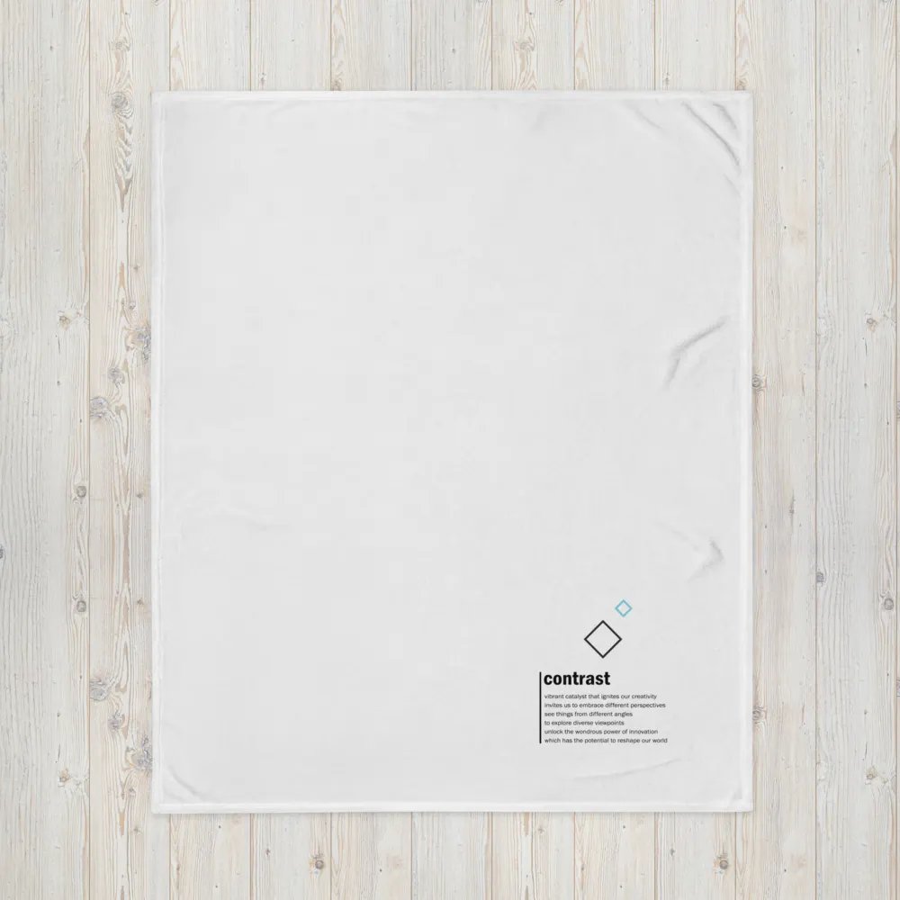 contrast blanket - light blue line product image (5)