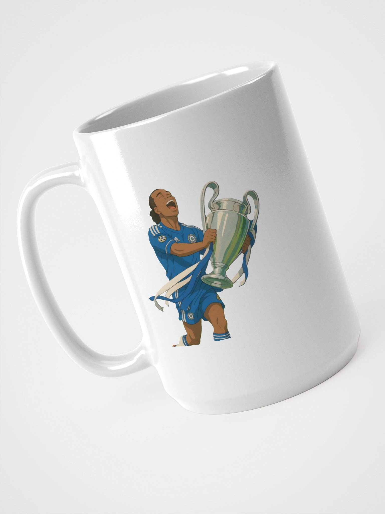 Glossy Mug - Didier Drogba Champions League Trophy - Iconic Moment - Chelsea product image (3)