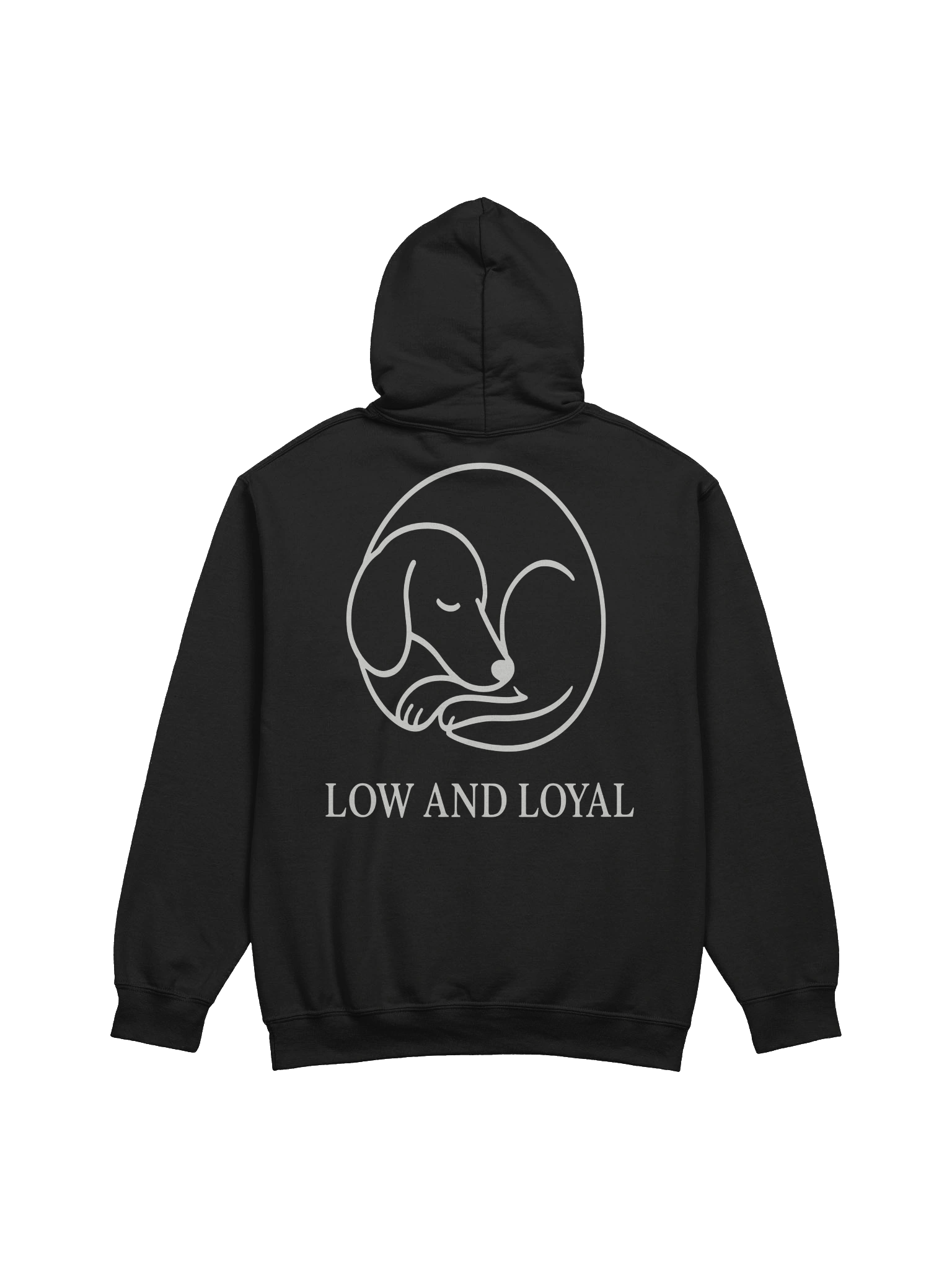 Low and Loyal Minimalist Dachshund Hoodie product image (4)