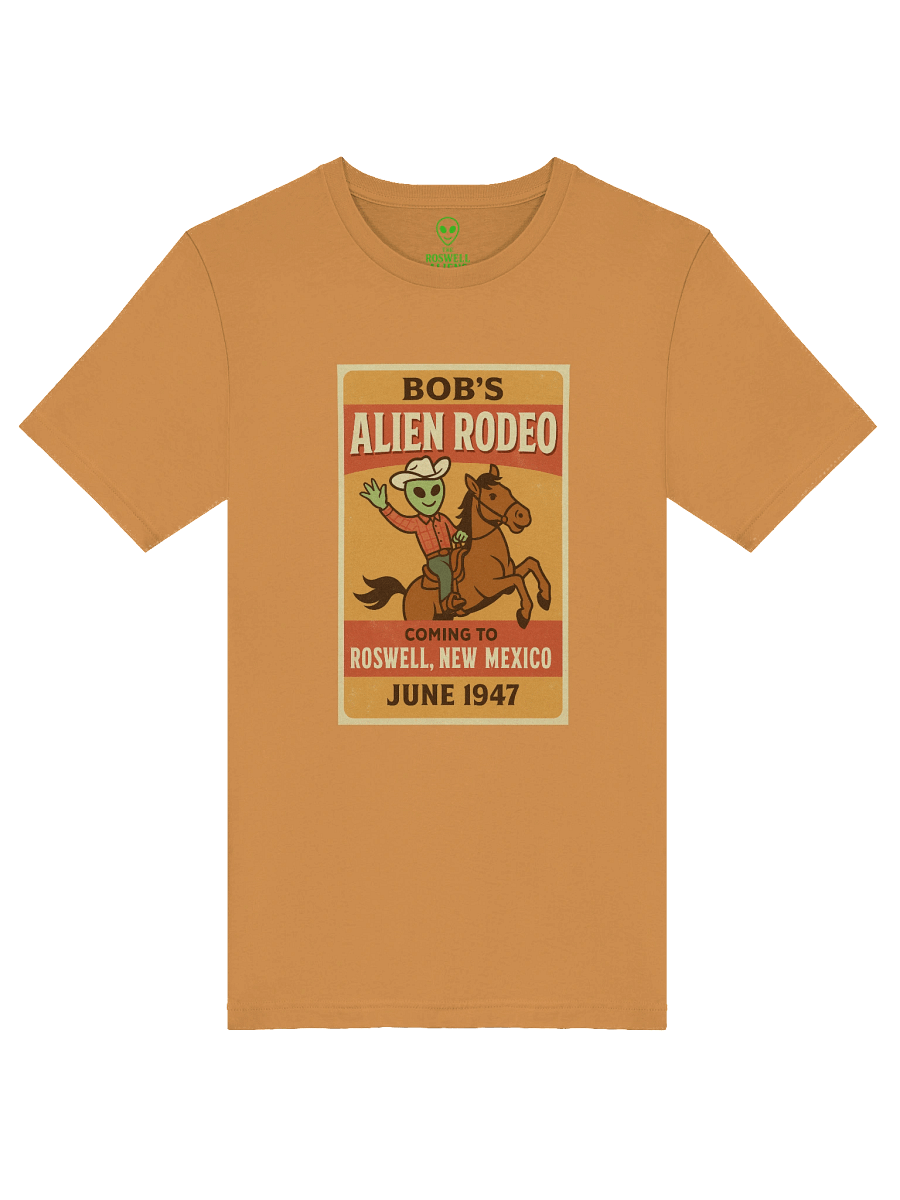 Roswell Alien Cowboy Vintage Rodeo Poster Unisex T-Shirt product image (53)