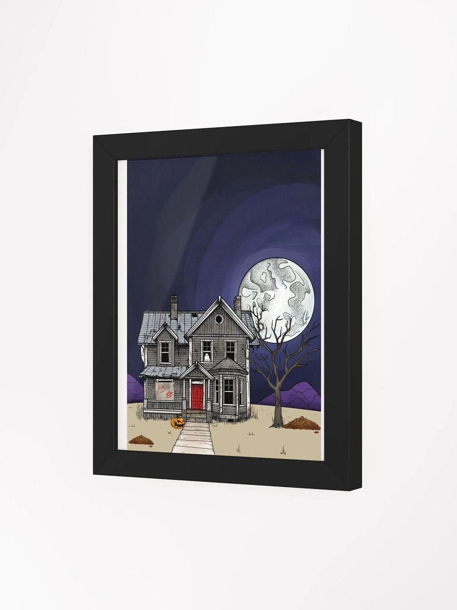 Haunted by the moon Framed product image (3)