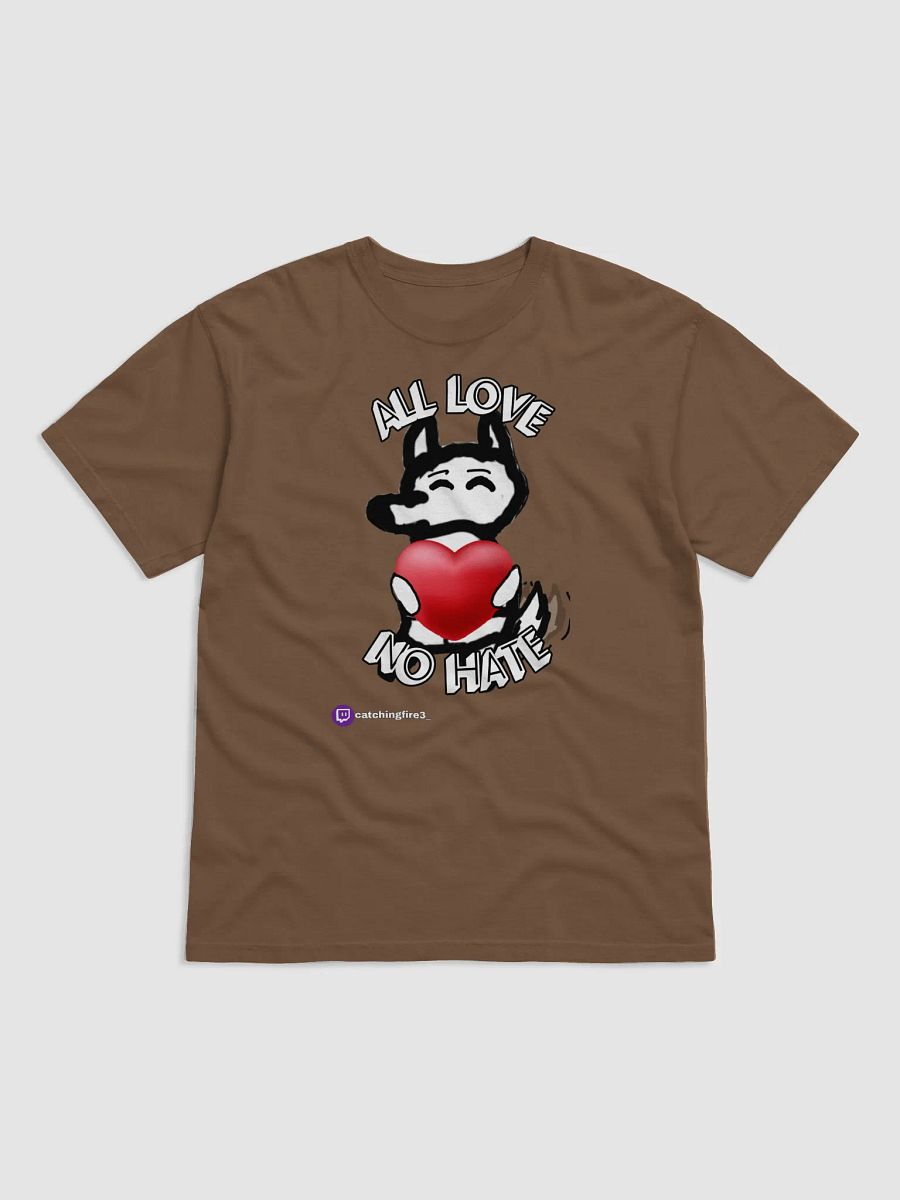 All Love No Hate heavyweight T-Shirt product image (5)