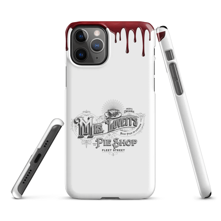 Mrs. Lovett’s Pie Shop iPhone Case – Snap-On Broadway Cover for Sweeney Todd Fans product image (1)