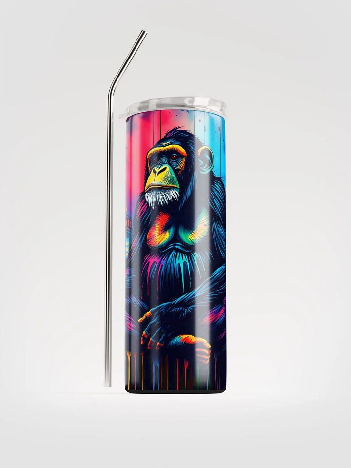 Zen Chimpanzee Stainless Steel Tumbler product image (1)