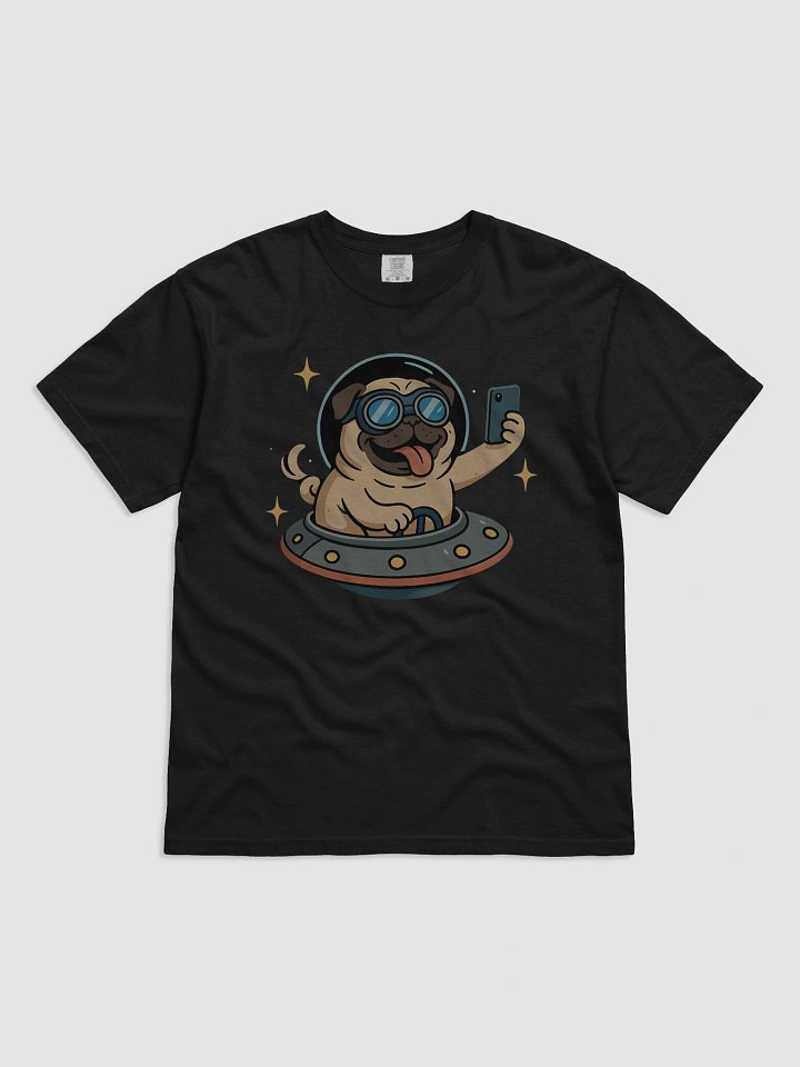 Pug in The Space T-Shirt product image (4)