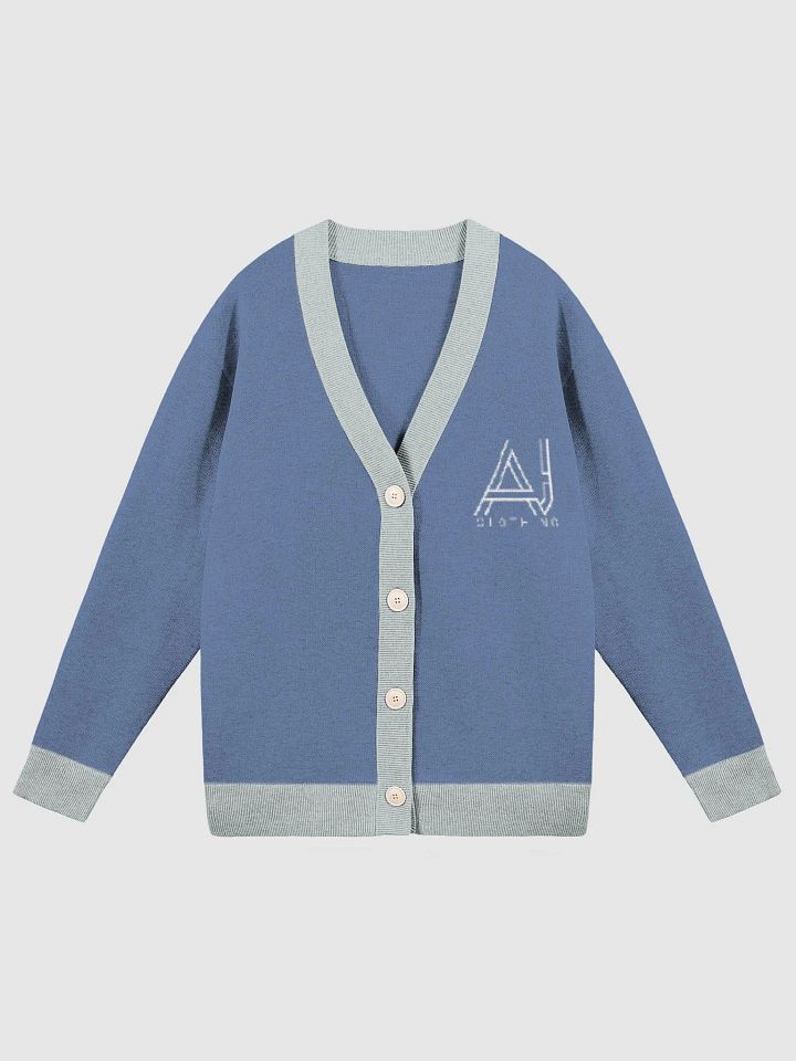 AJ Ladies Cardigan Blue product image (1)