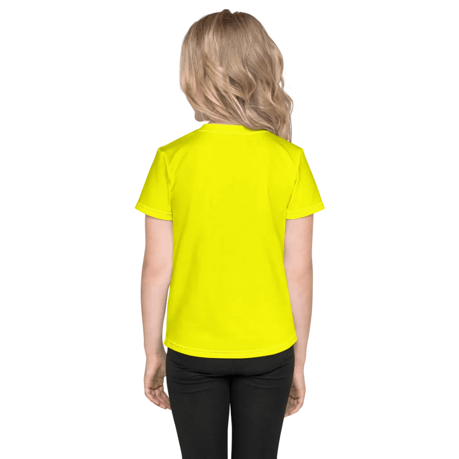Kids Plain Color Yellow T-Shirt product image (2)