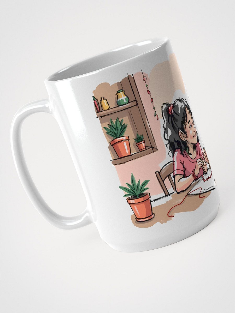 Traditional Raksha Bandhan: Sister’s Love in Art Glossy Mug product image (3)