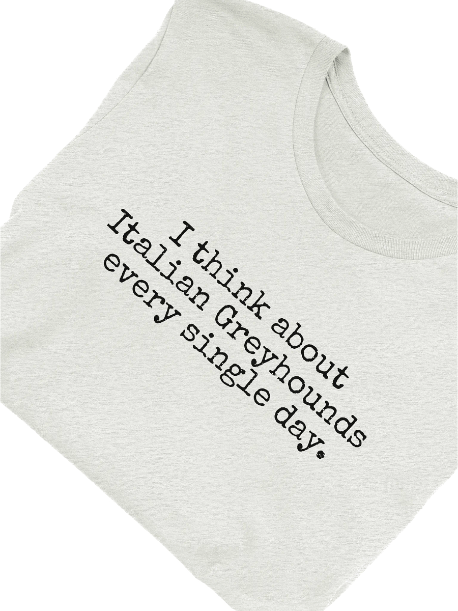 I Think About Italian Greyhounds Every Single Day T-Shirt product image (1)