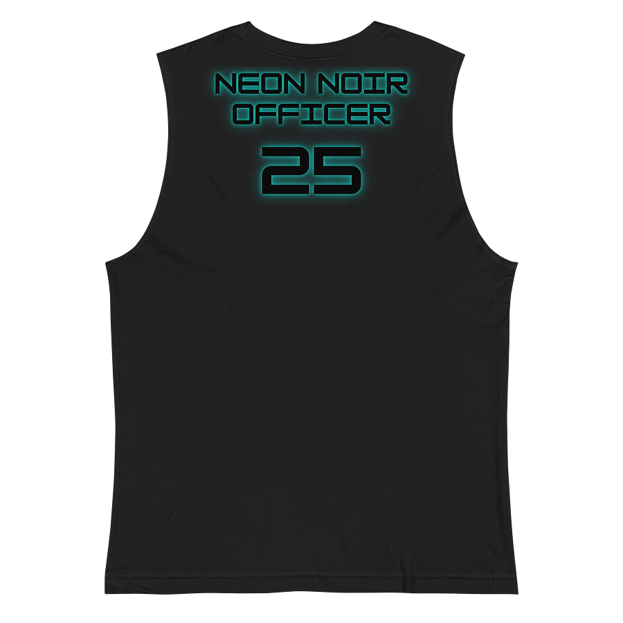 Neon Noir Officer 25 - Gym Tank (Black w/Crystal) product image (4)