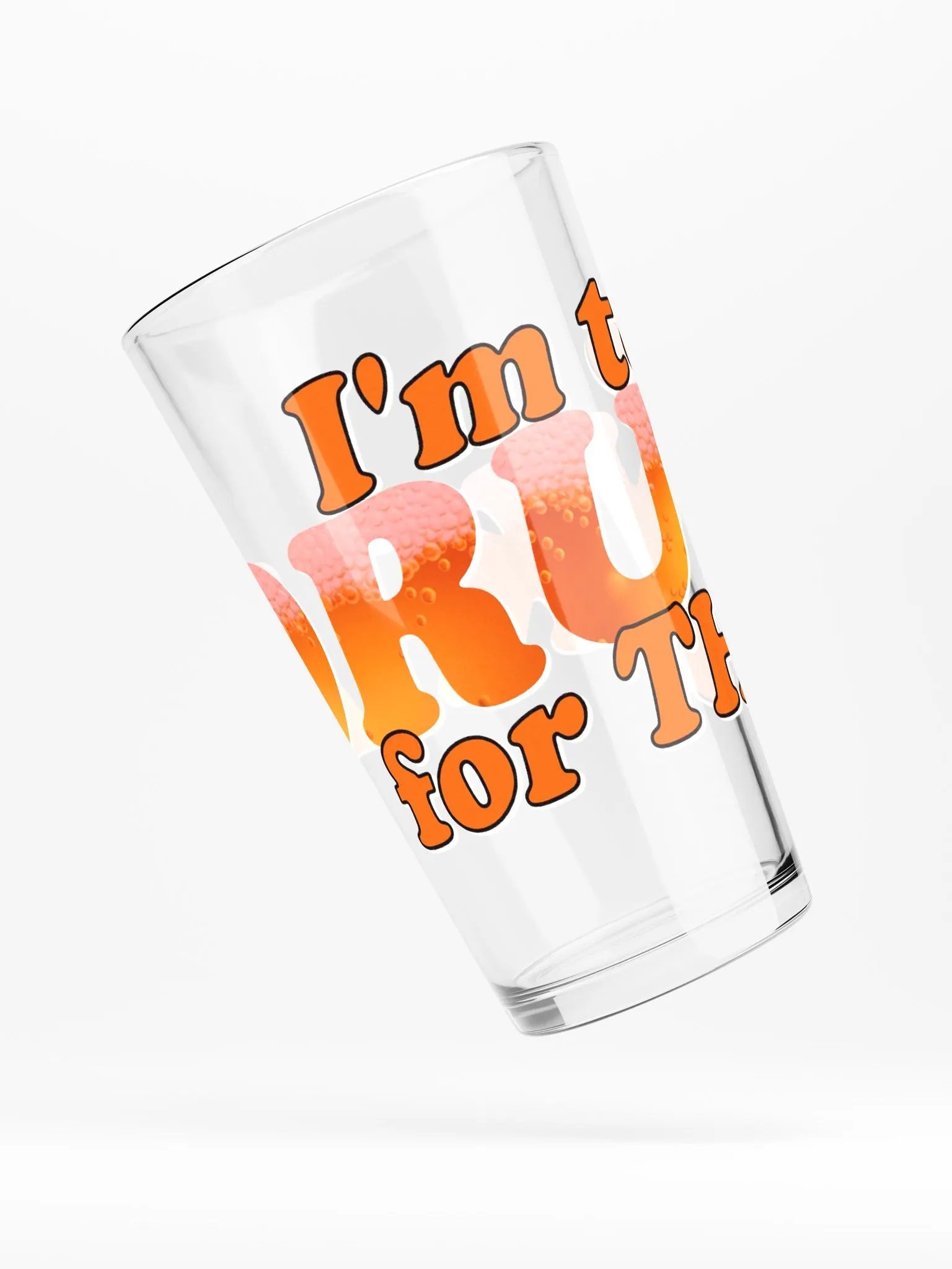 Fizzed Up Shaker Pint Glass product image (4)