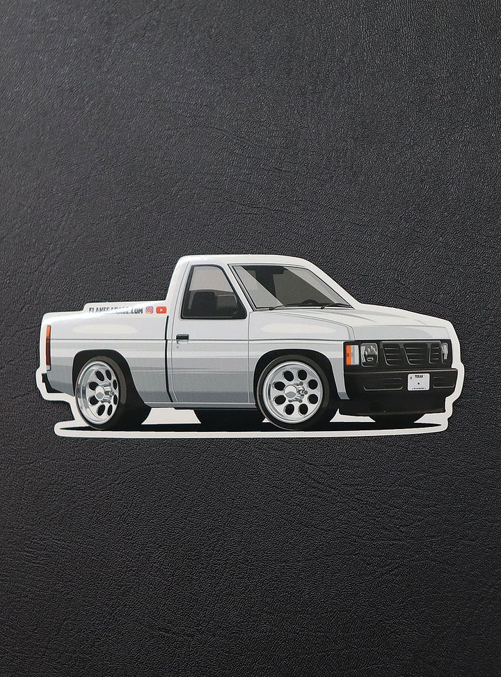 Nissan Hardbody D21 6" Mini Truck Sticker product image (1)