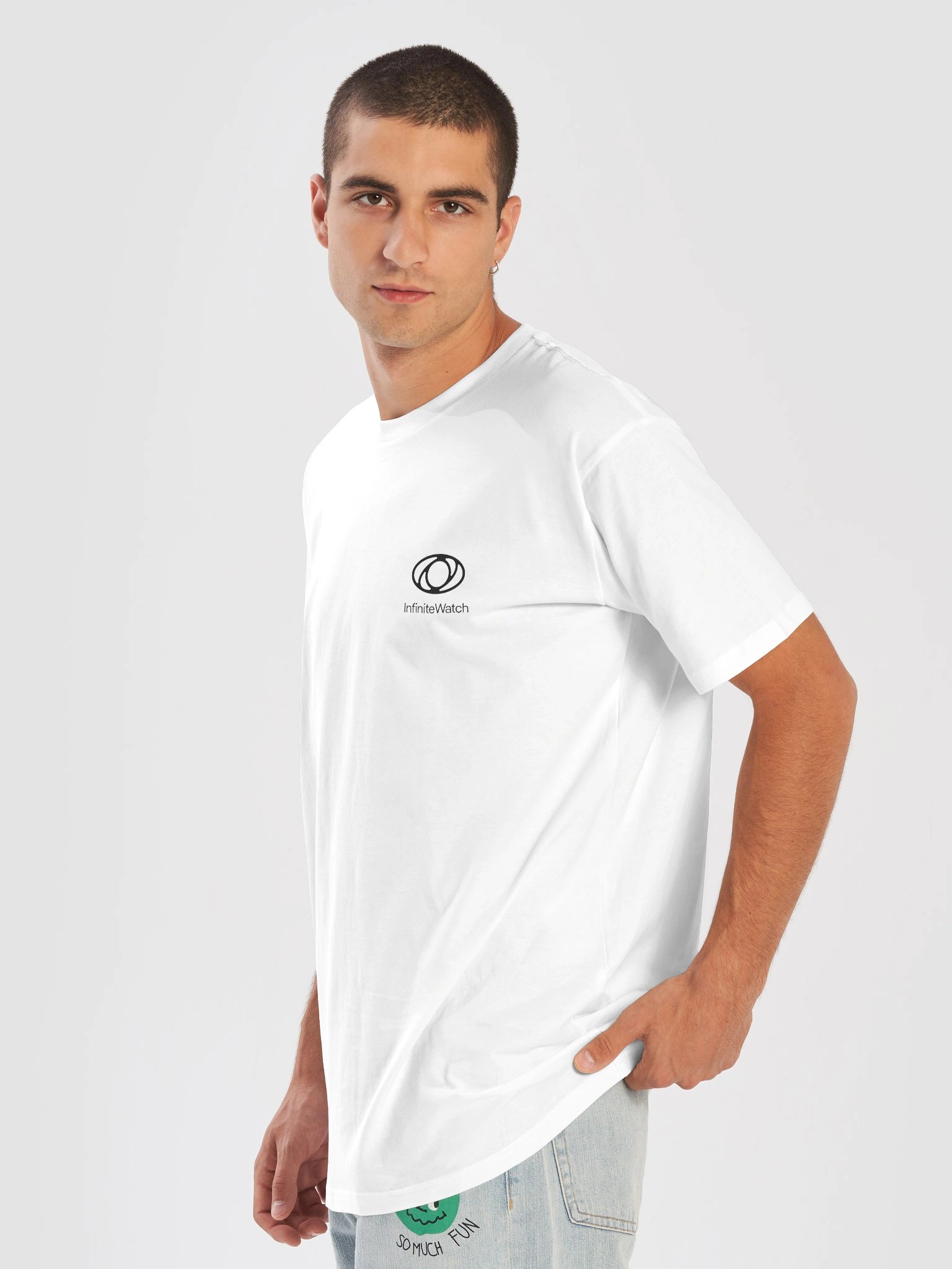 InfiniteWatch White T-shirt product image (7)
