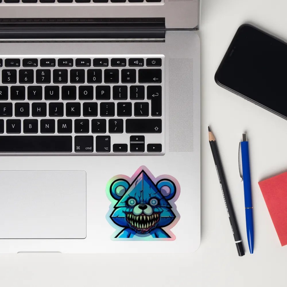 Fierce Bear Holographic Sticker Sheet product image (12)