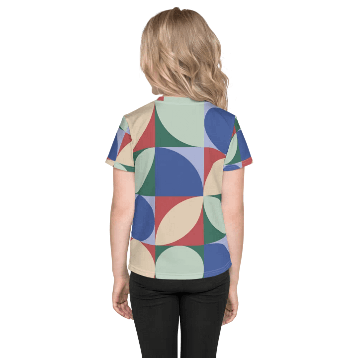 All-Over Print Kids Crew Neck T-Shirt product image (2)
