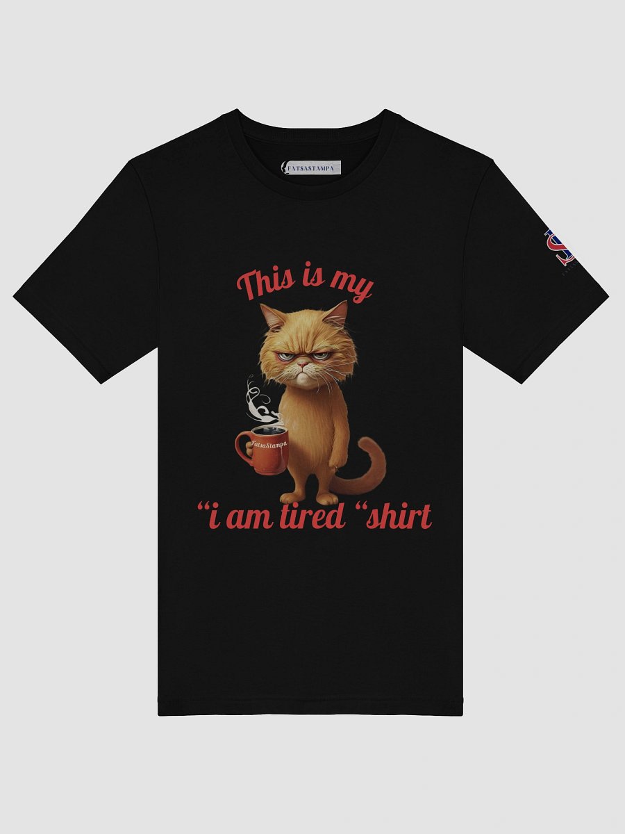 Cat funny coffee T-Shirt product image (29)